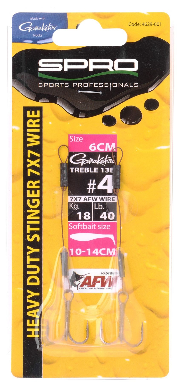 Heavy Duty Stinger 7X7 6cm/#4/18kg